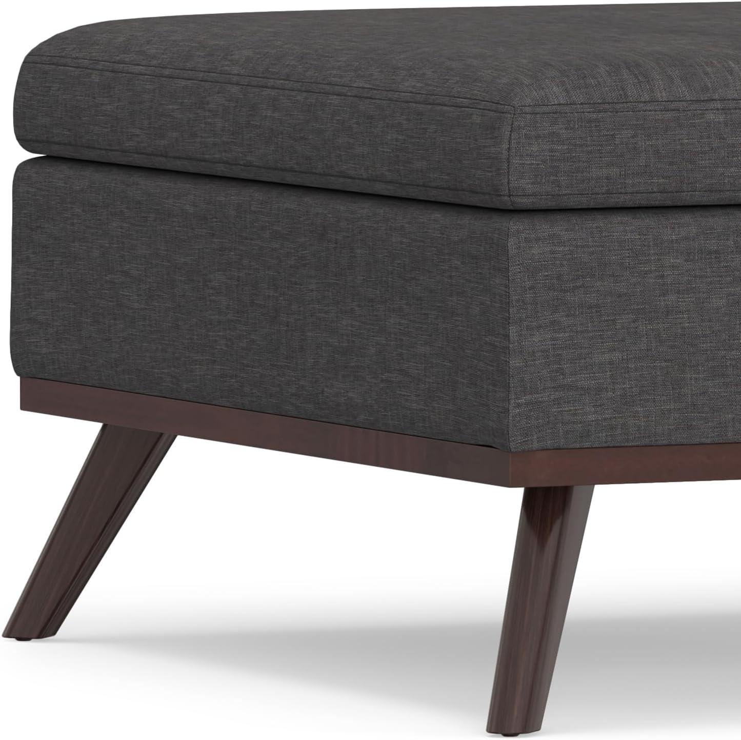 Simpli Home Owen Upholstered Ottoman