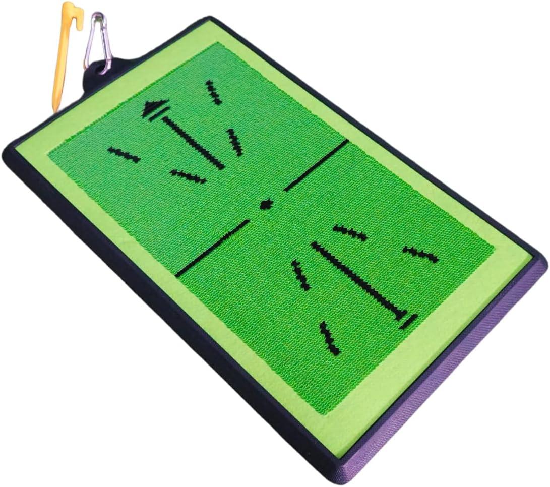 Birdie Bath Birdie Golf: Birdie Mat - Pro Premium Swing Training Mat, Analyze Swing Path & Ball Impact, Portable, Indoor & Outdoor, 19.25x12.3" Sports Accessory