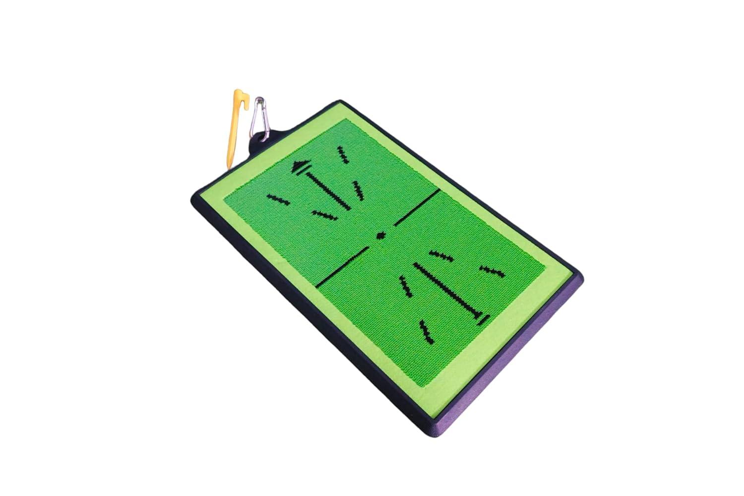 Birdie Bath Birdie Golf: Birdie Mat - Pro Premium Swing Training Mat, Analyze Swing Path & Ball Impact, Portable, Indoor & Outdoor, 19.25x12.3" Sports Accessory