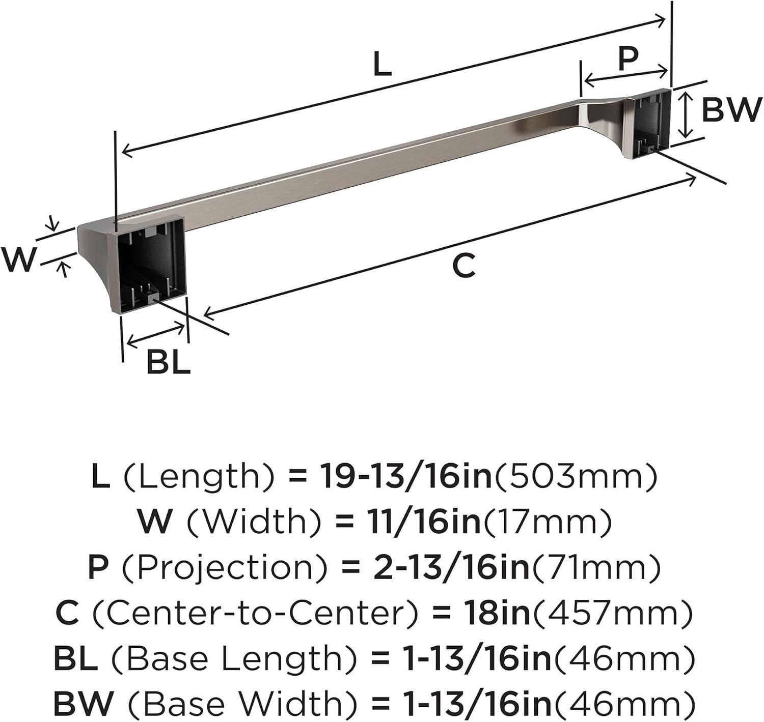 Mulholland 19.81" Wall Mounted Towel Bar