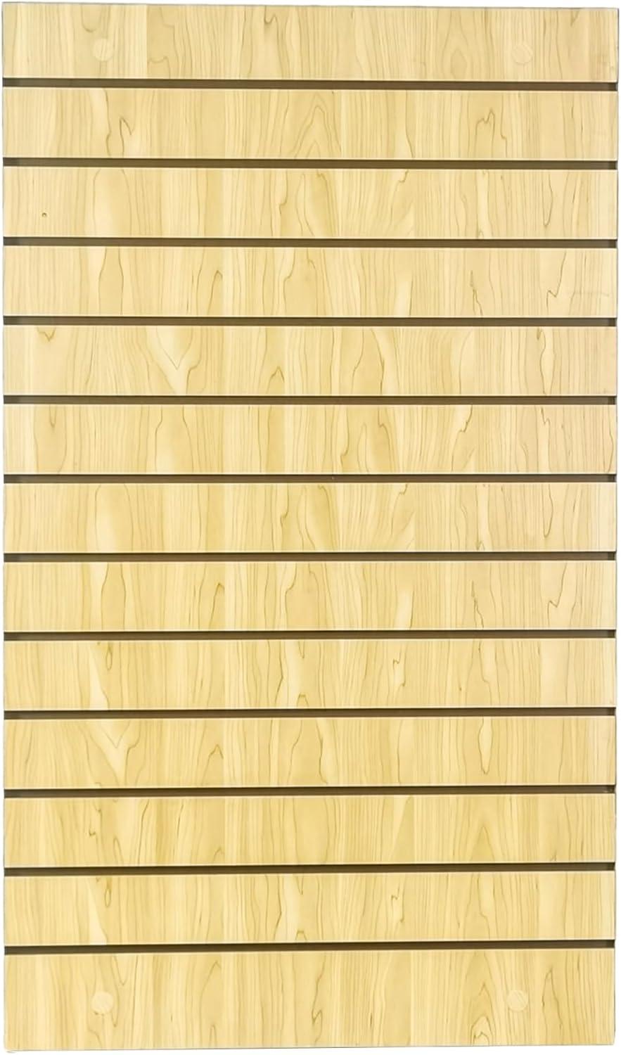 Maple Wood Grain 24x40 Wall Mount Slatwall Panel