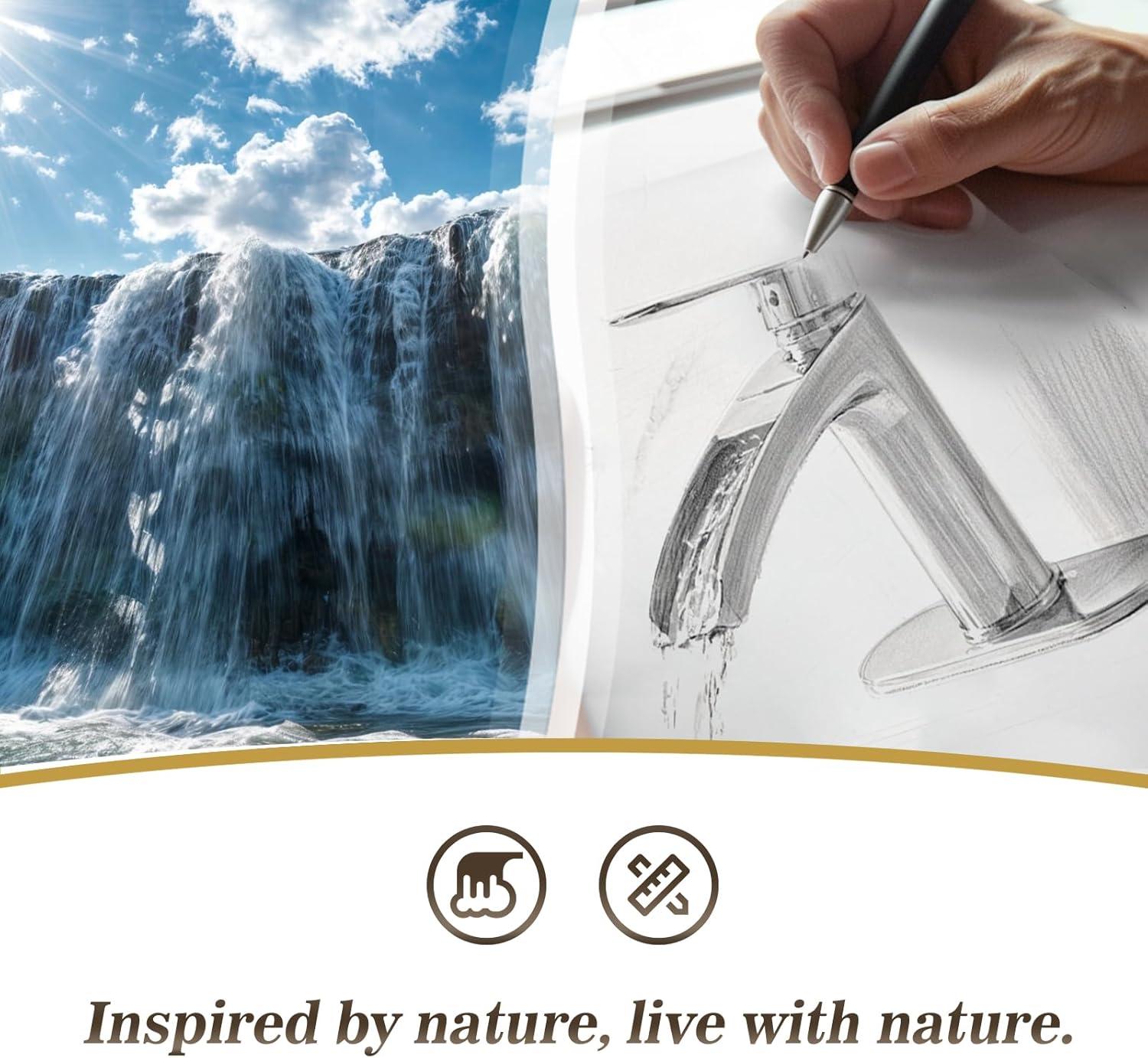 Single-Hole Single-handle Bathroom Faucet with Drain Assembly
