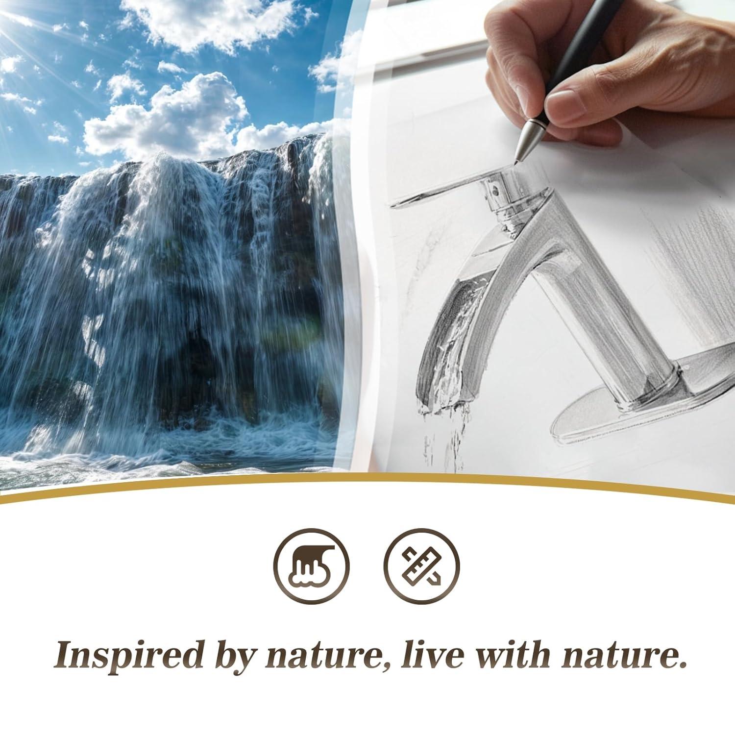 Single-Hole Single-handle Bathroom Faucet with Drain Assembly