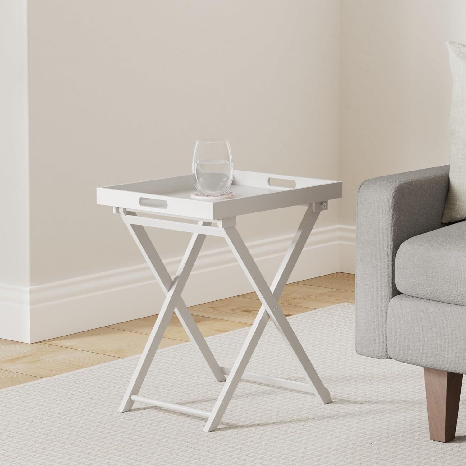 Design Styles Acrylic Folding Tray Table