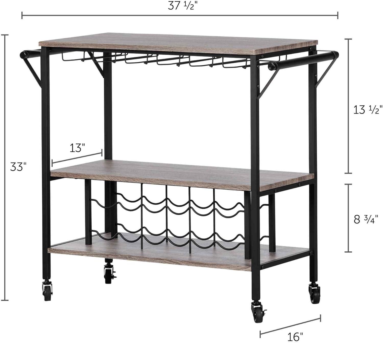 Munich Metal Bar Cart