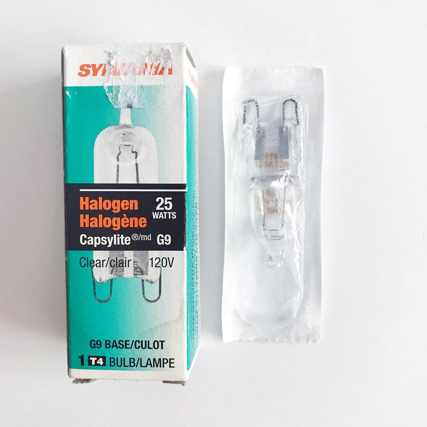 Clear 25 Watt Halogen Bi-Pin Light Bulb for Indoor Use