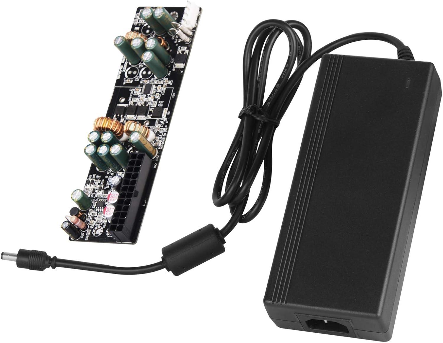SilverStone Technology  Power Supply Kit, 120W DC-DC Board, 12V/10A Adapter, Black Wires, 20+4 Pin Motherboard, 4+4 EPS, 3x SATA, 1x 4-Pin Peripheral