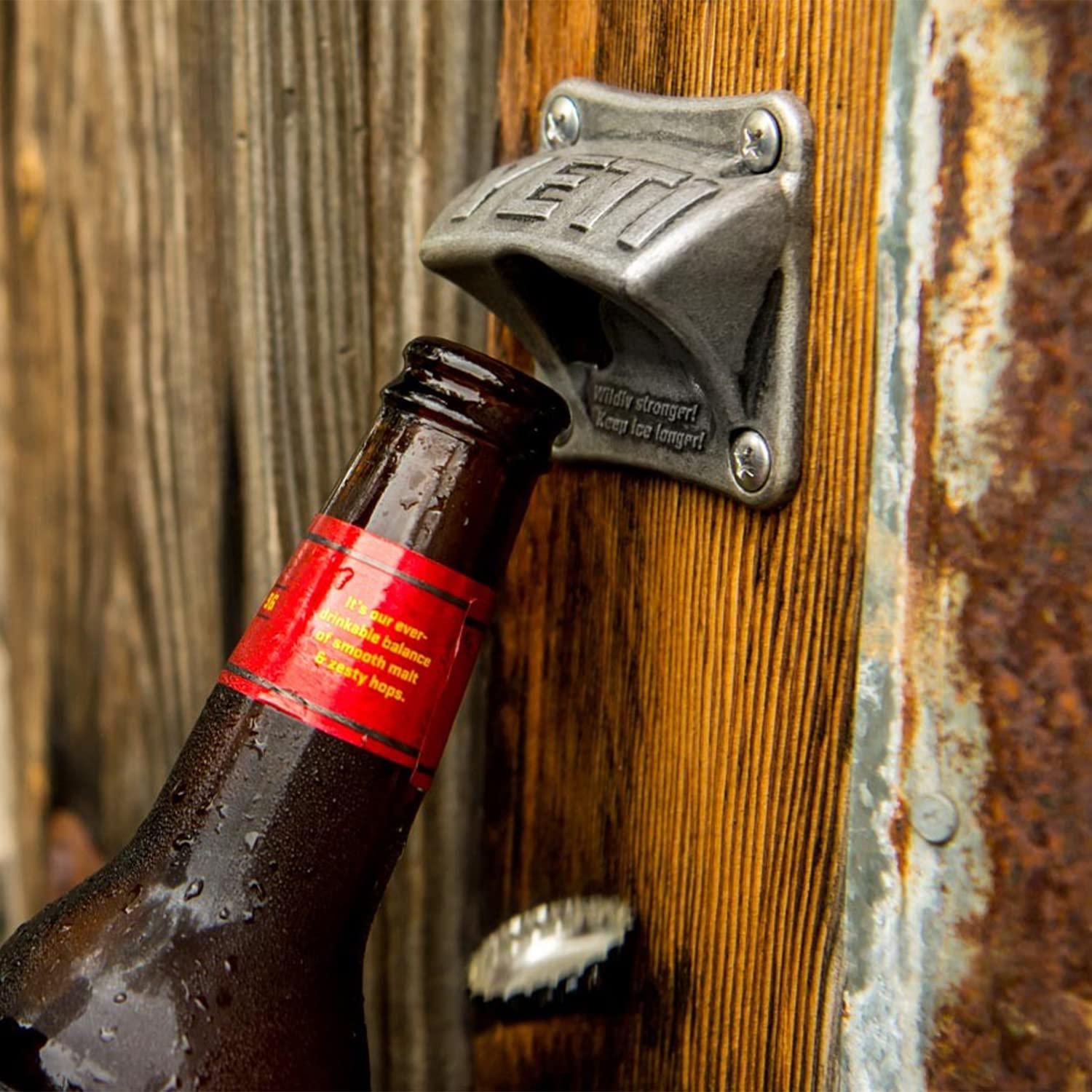 Stainless Steel Wall or Cooler Mounted Bottle Opener