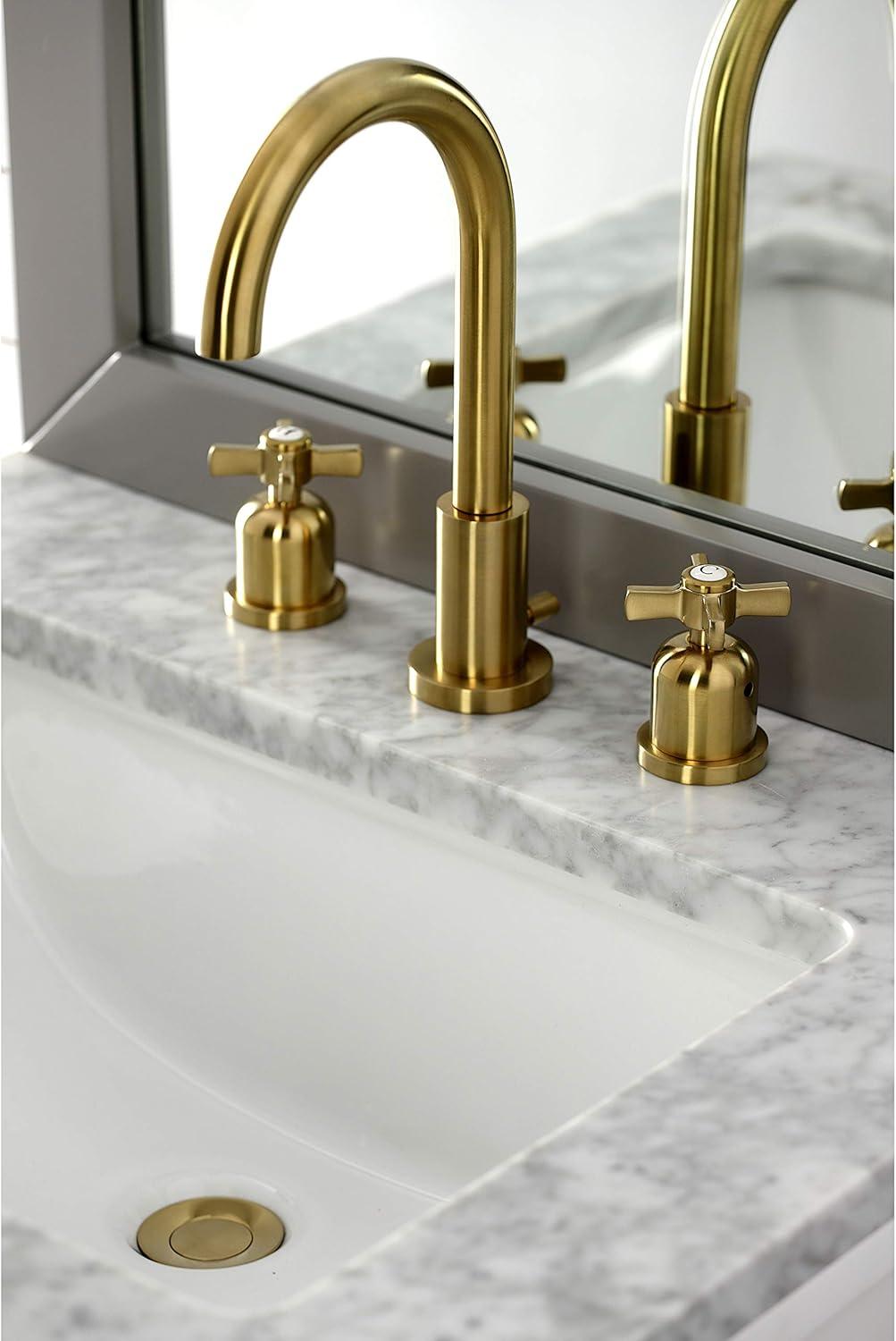 Fauceture FSC8923ZX Millennium Widespread Bathroom Faucet, Brushed Brass