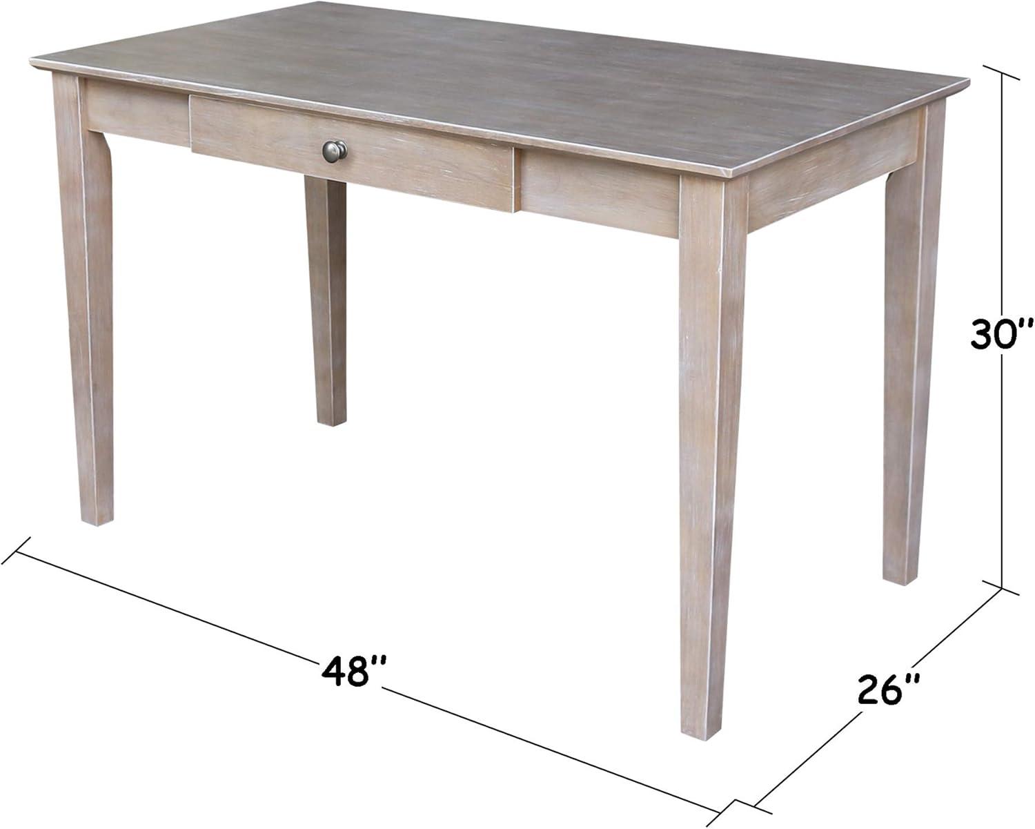 48" Writing Desk Unfinished - International Concepts