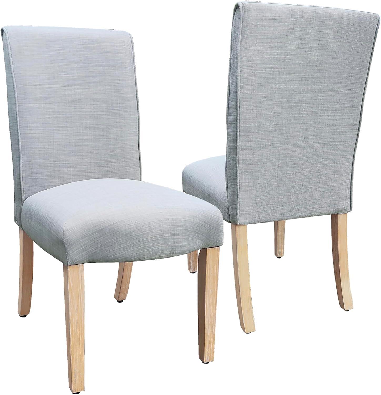 Set of 2 Scalloped Detail Dining Chairs - HomePop