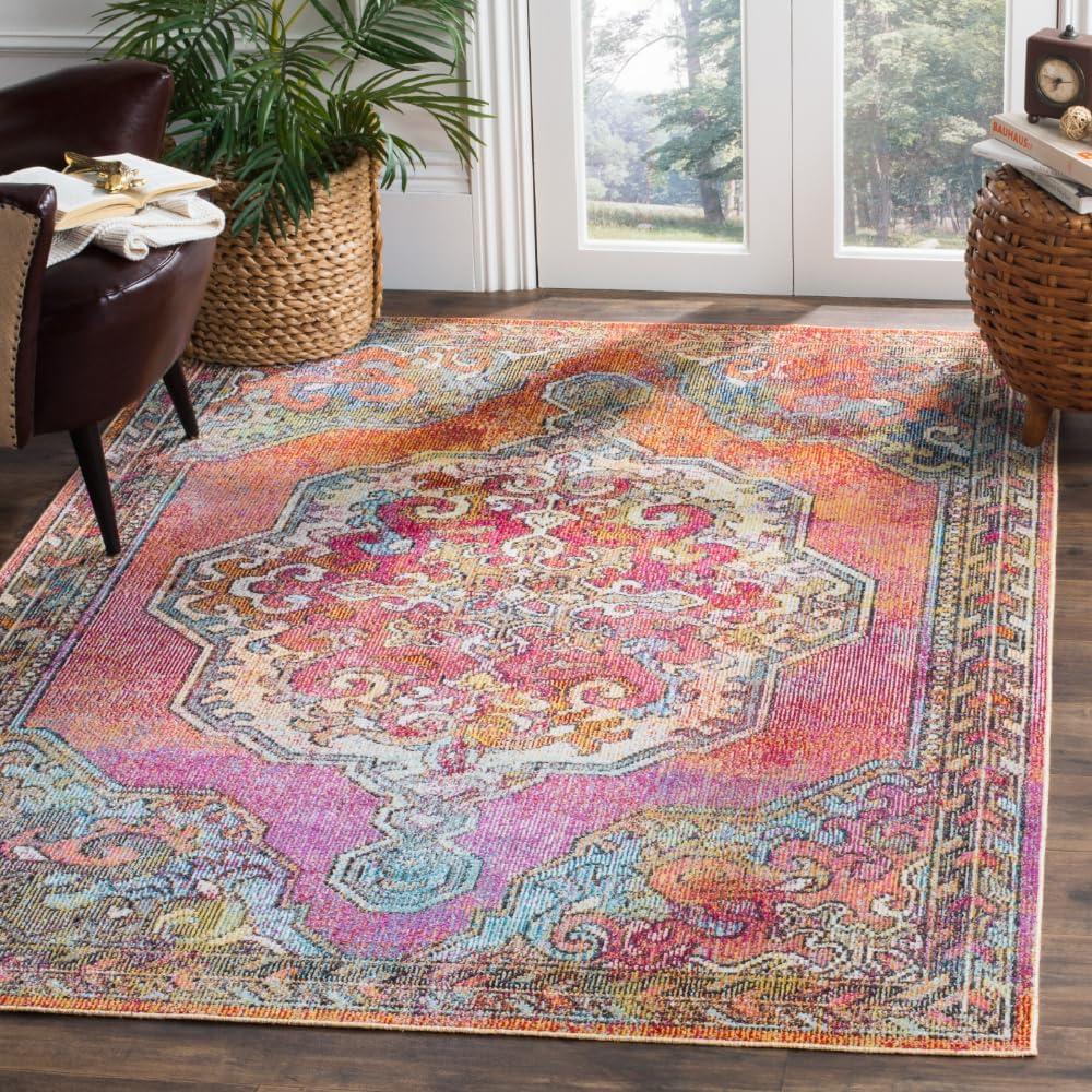 Crystal CRS502 Power Loomed Area Rug  - Safavieh