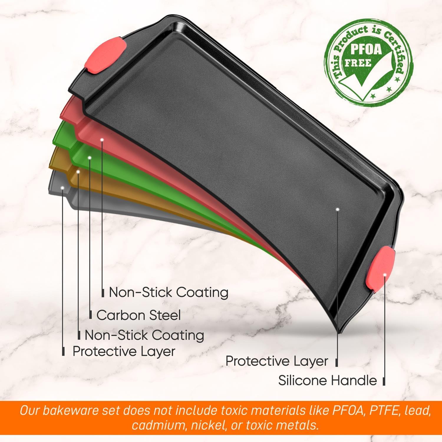 NutriChef Non-Stick Aluminum Baking Sheet