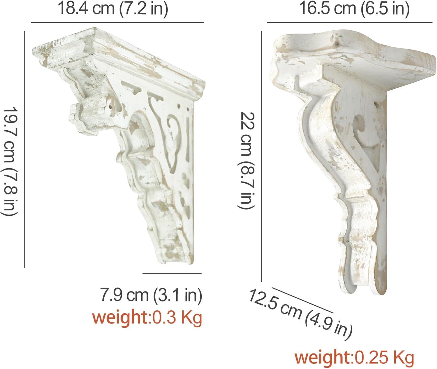 Ophelia & Co. Vintage Shabby Wood Corbels/ Brackets (Set of 2)