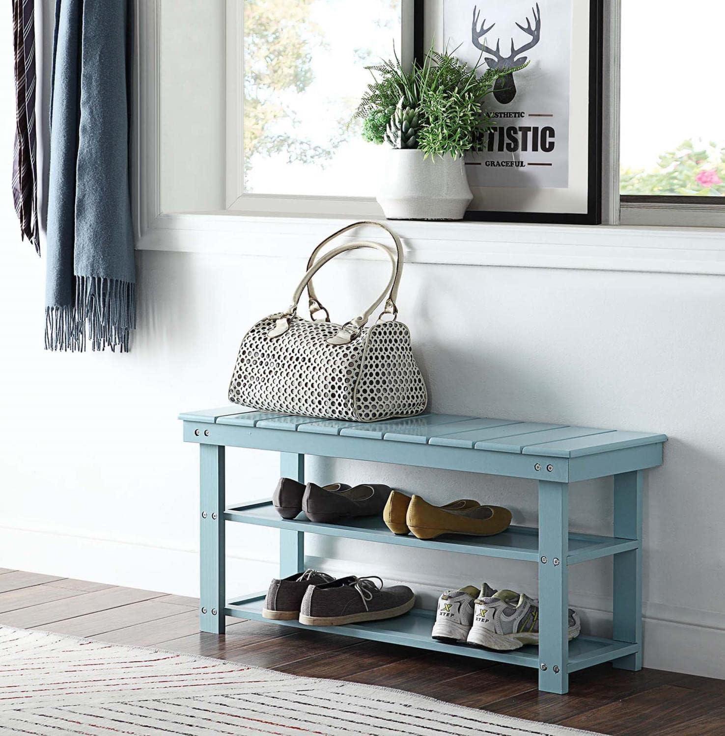 Convenience Concepts Oxford Utility Mudroom Bench