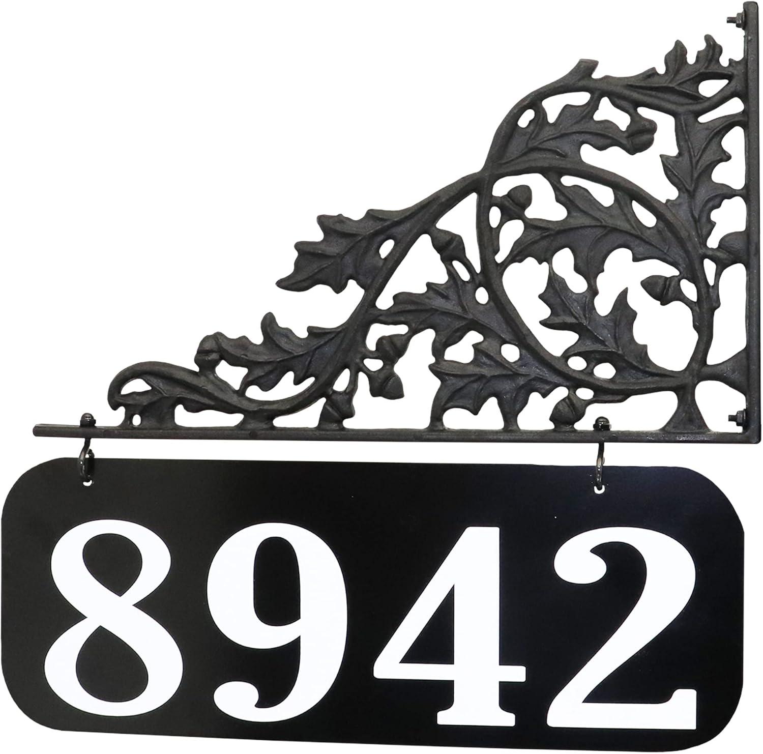 Address America  Oak Lamppost Sign - 6" x 16" Plaque