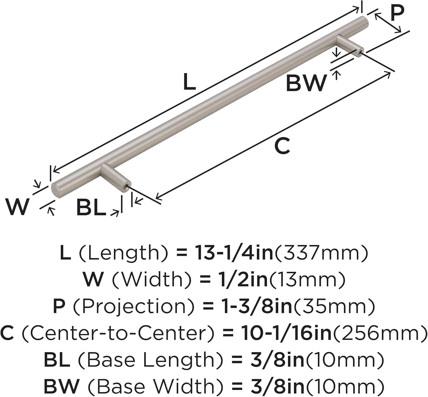 Wayfair Basics® Bar Pulls 10 1/16" Center to Center Bar Pull