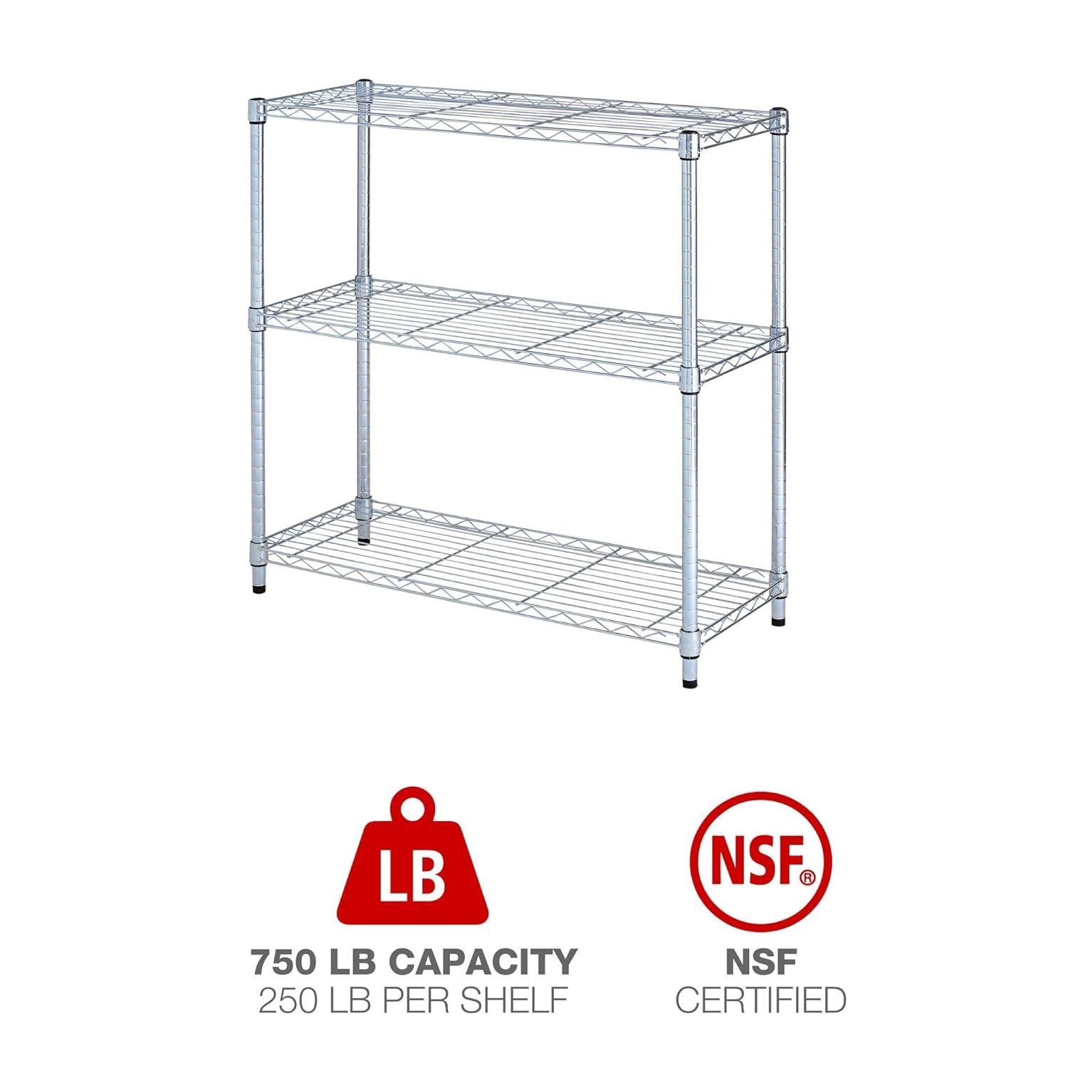 Alera® Residential 36'' W Steel Shelving Unit