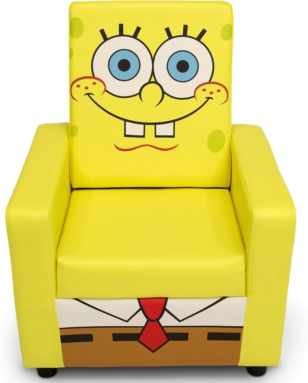 SpongeBob SquarePants High Back Upholstered Kids Desk / Activity Chair