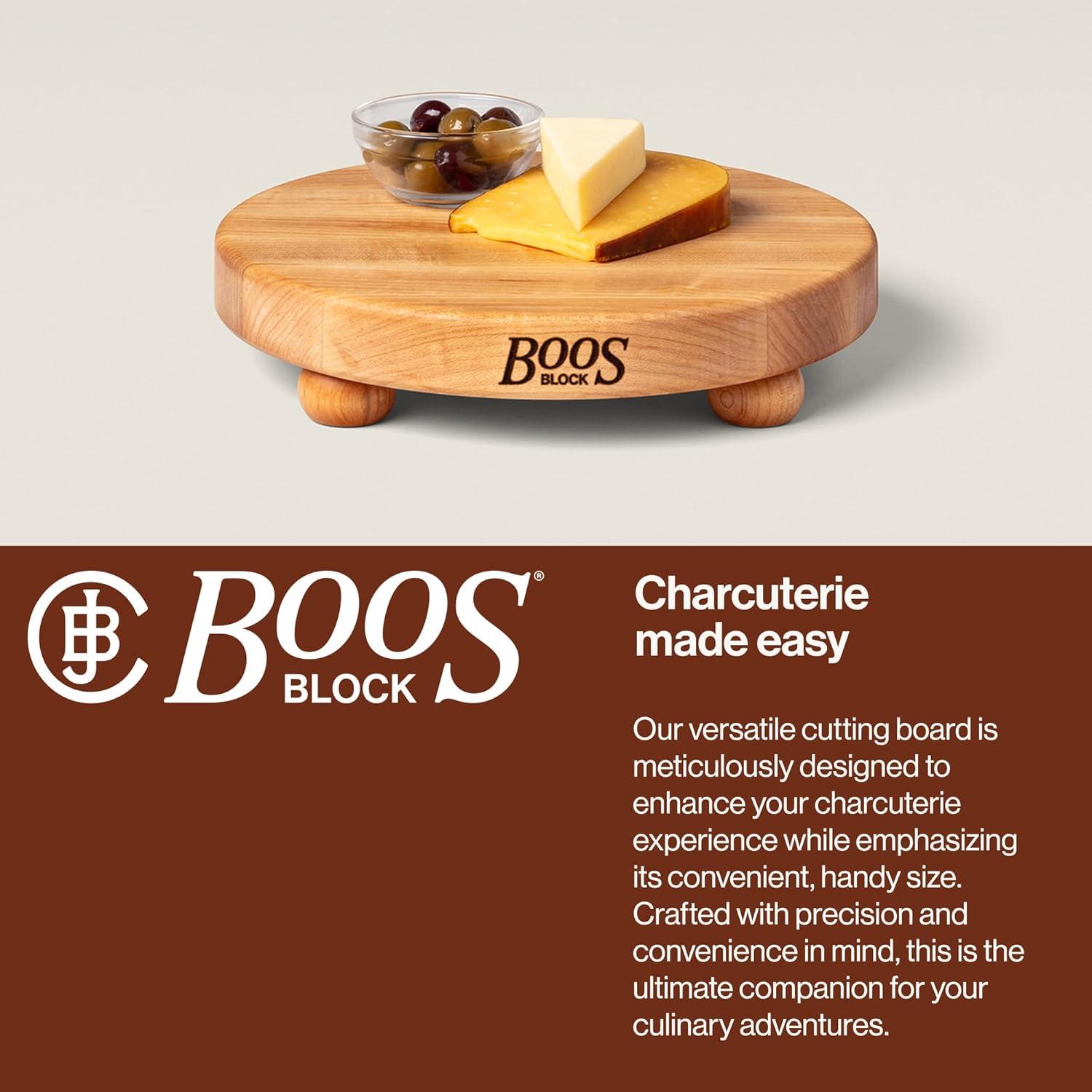 John Boos John Boos BoosBlock® 12" Round Maple Wood Cutting Board