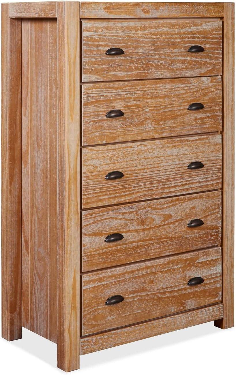 Montauk Solid Wood 32.5'' W 5 - Drawer Dresser