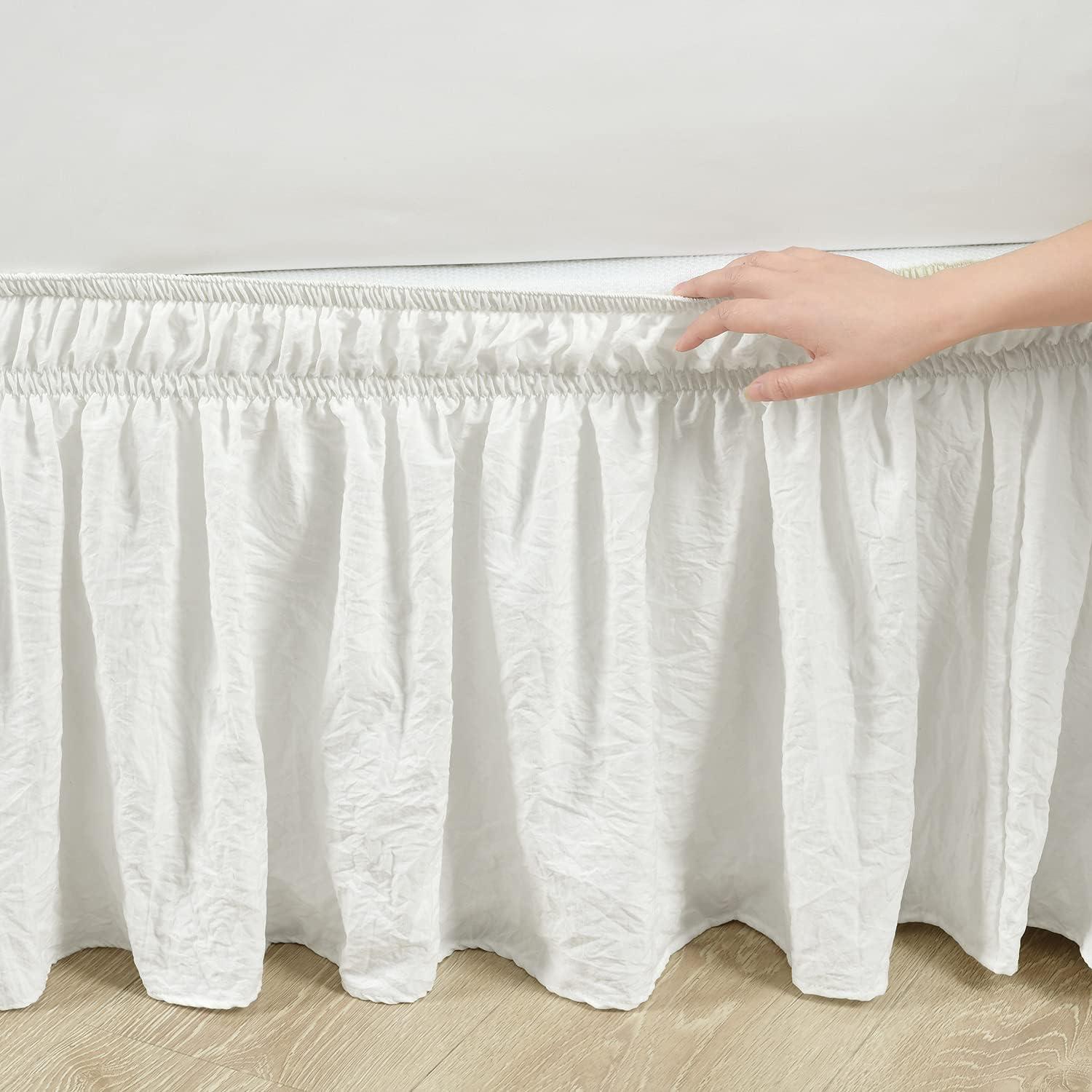 Ruffled Wrap Around Bed Skirt