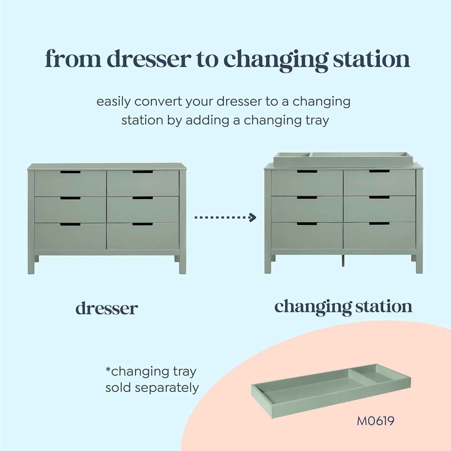 Colby 6-Drawer Dpuble Dresser