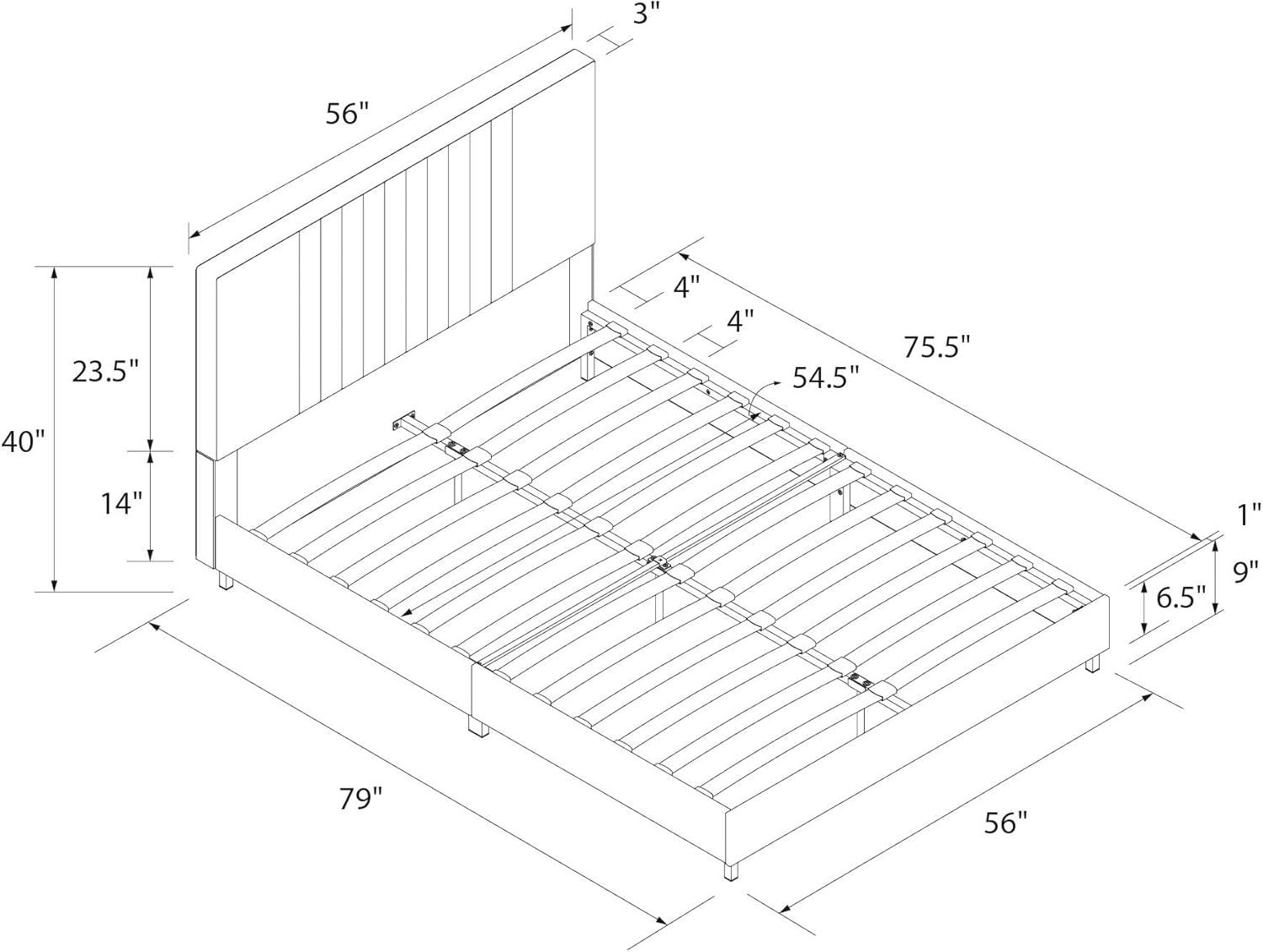 RealRooms Rio Upholstered Bed