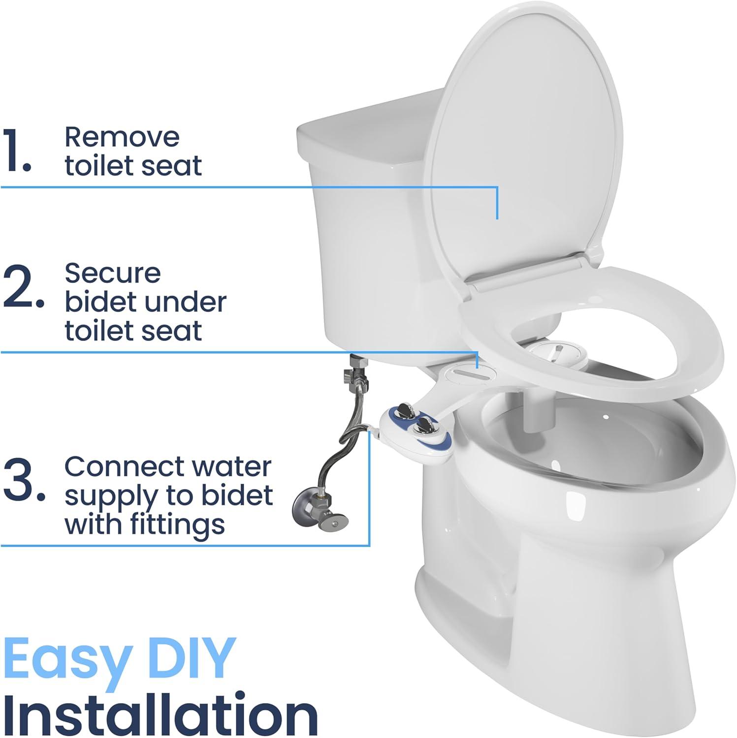 NEO 110 Mechanical Bidet Attachment Blue - LUXE Bidet