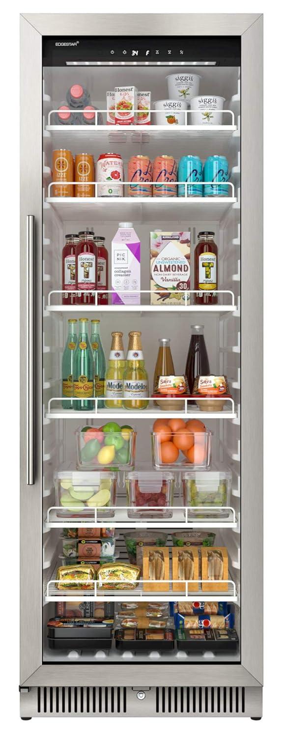 Edgestar Vbm131 24" Wide 13.7 Cu. Ft. Commercial Beverage Merchandiser - Stainless Steel