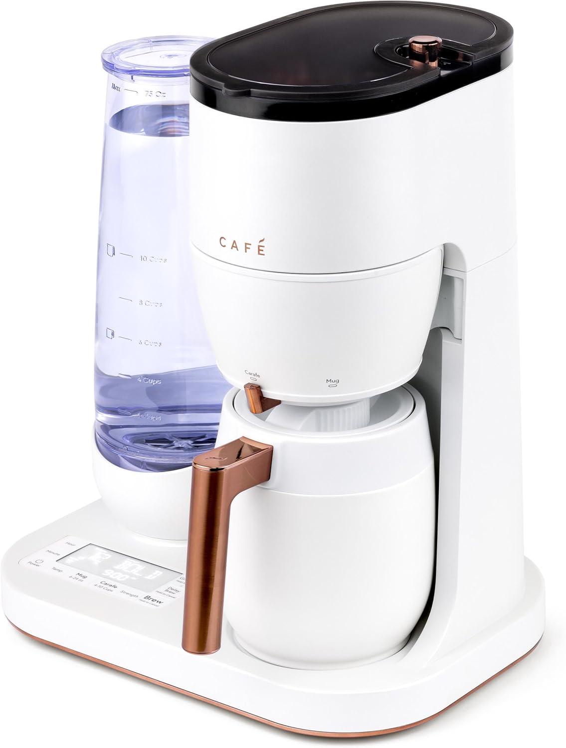 Café ™ Matte White Specialty Grind and Brew Coffee Maker