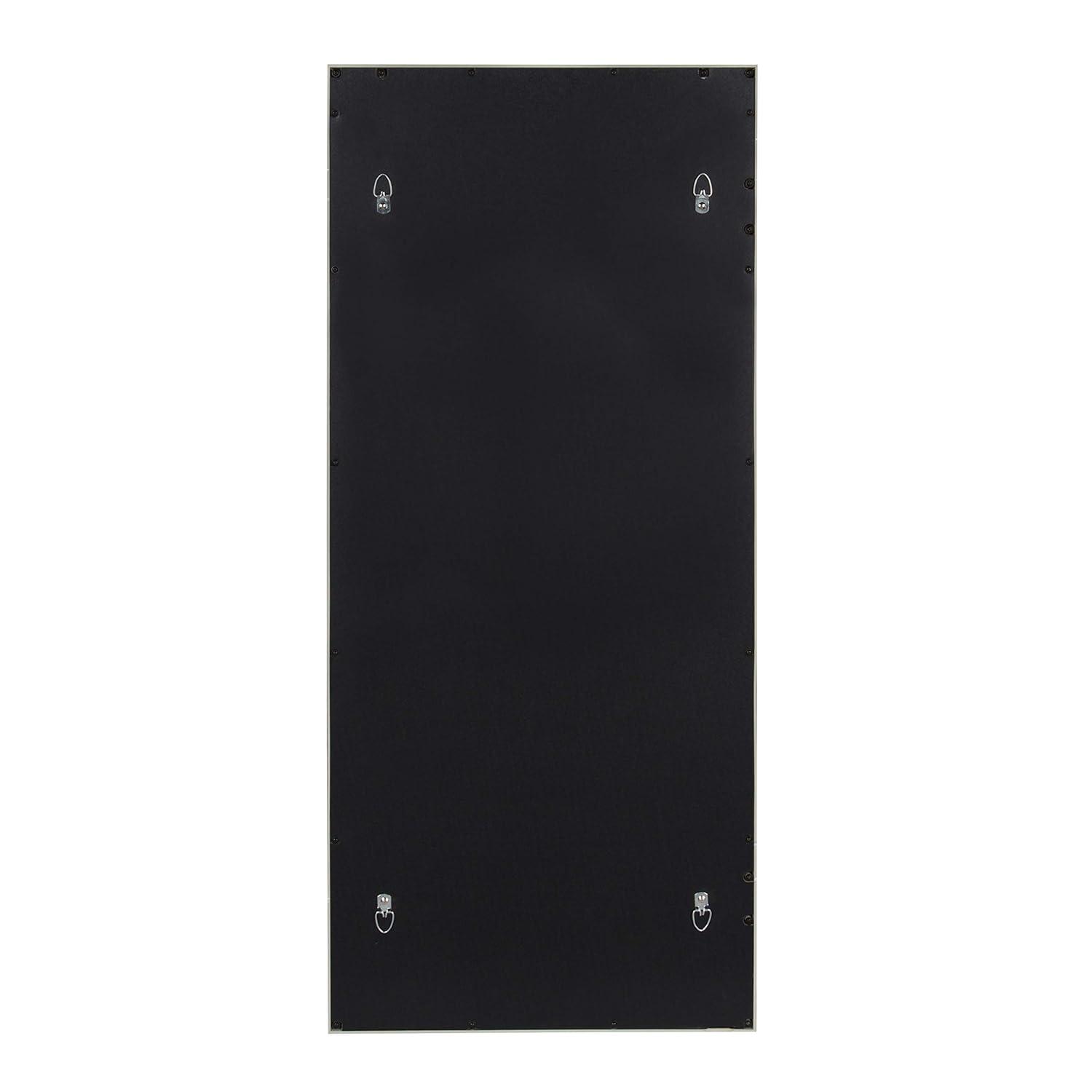 13" x 30" Cassat Framed Wall Accent Mirror White - Kate and Laurel