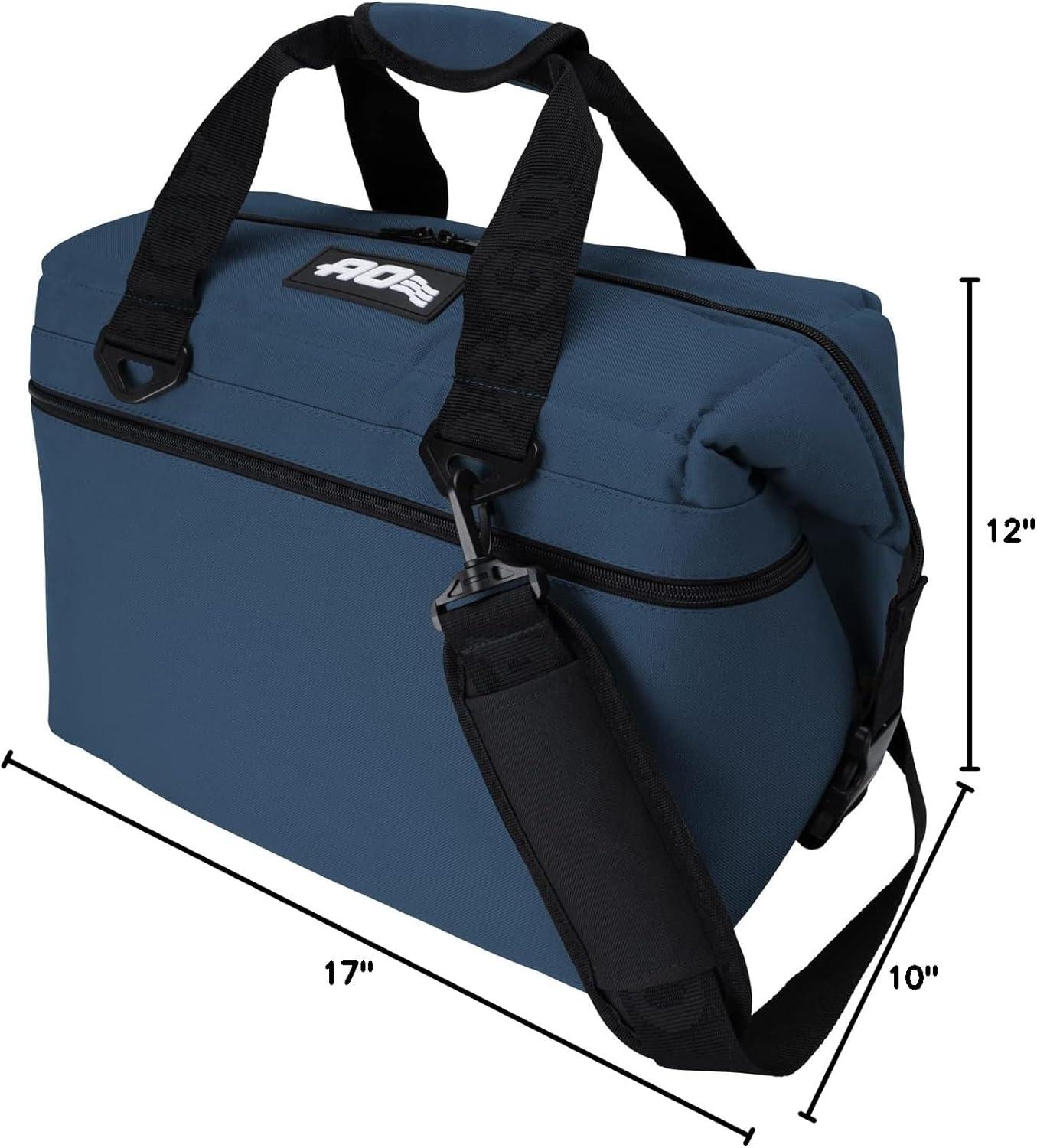 Navy Blue High-Density Insulated Soft-Sided Cooler Bag