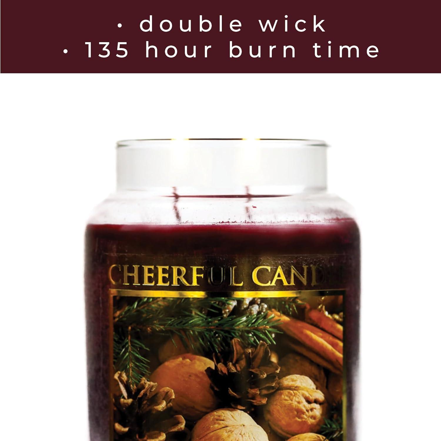 A Cheerful Candle LLC Holiday Homecoming Scented Jar Candle