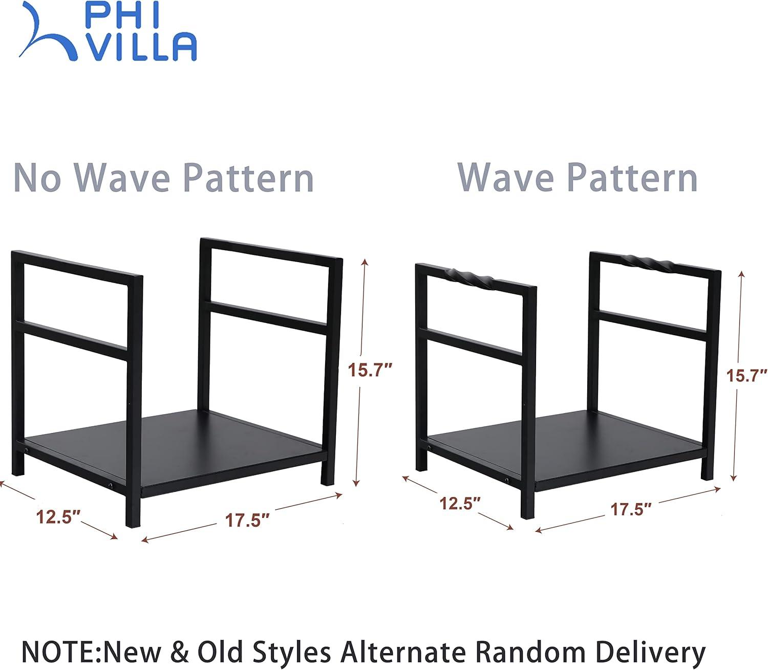 Charlton Home® Raphaille 15'' W Metal Log Rack