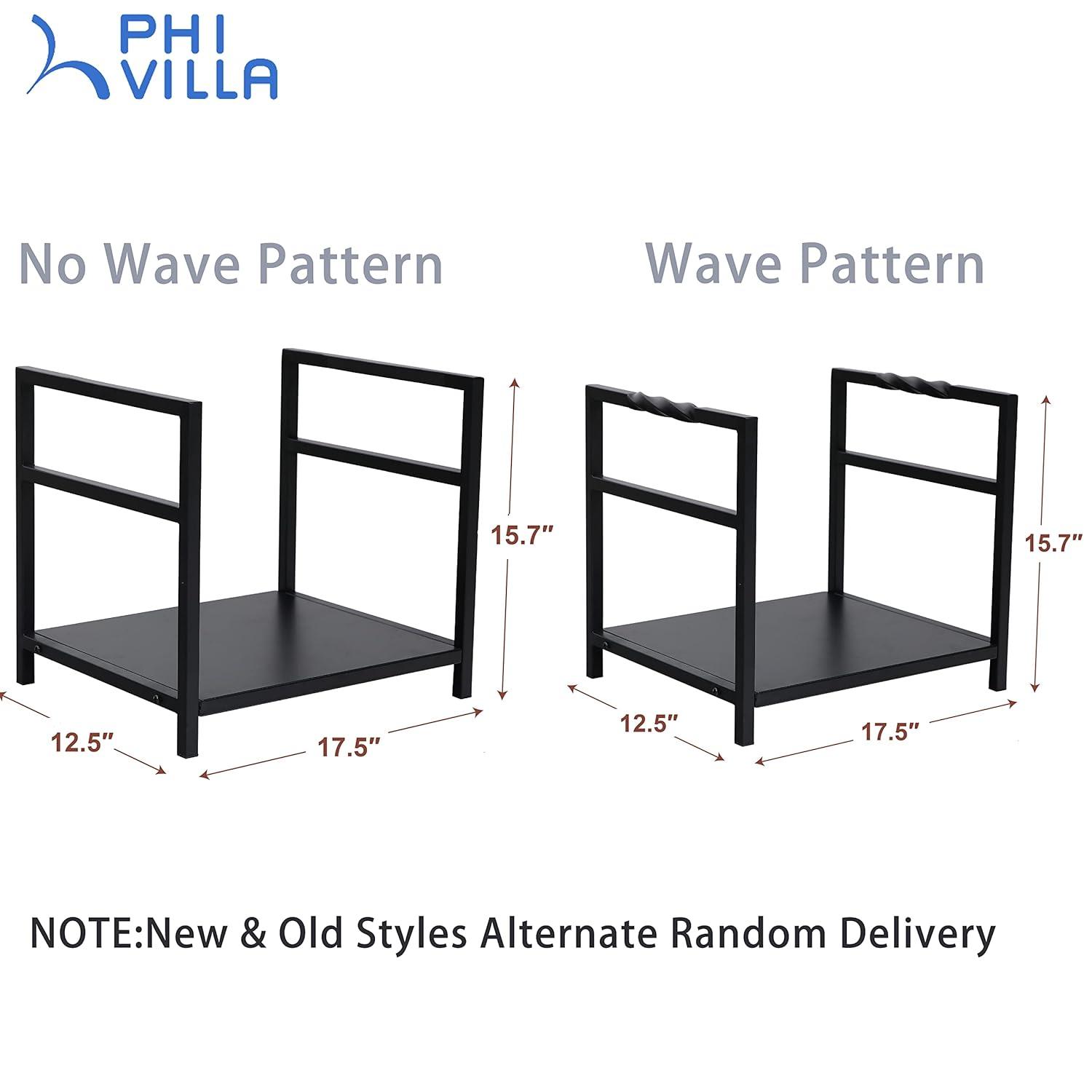 Charlton Home® Raphaille 15'' W Metal Log Rack