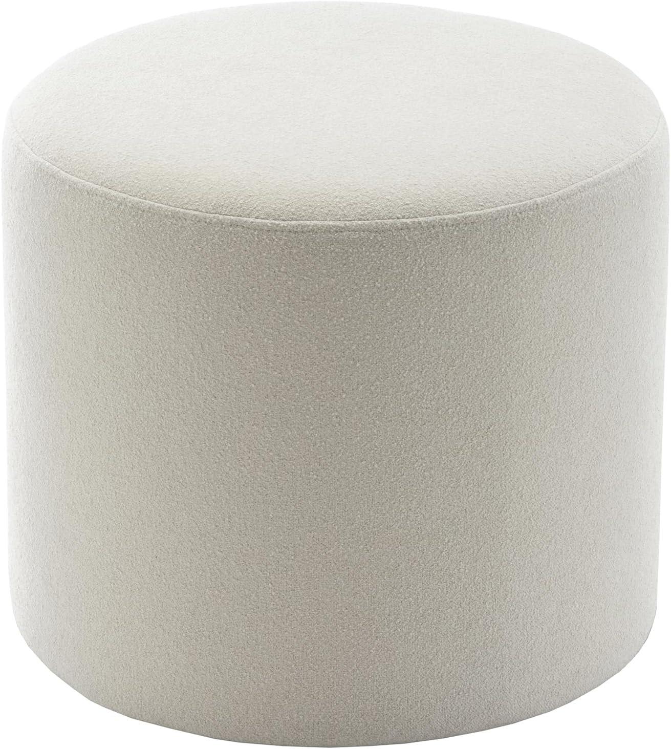 19" Round Pouf Ottoman - WOVENBYRD