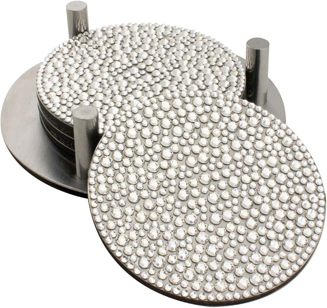 Strass Coaster Set (Set of 4 w/ Holder)