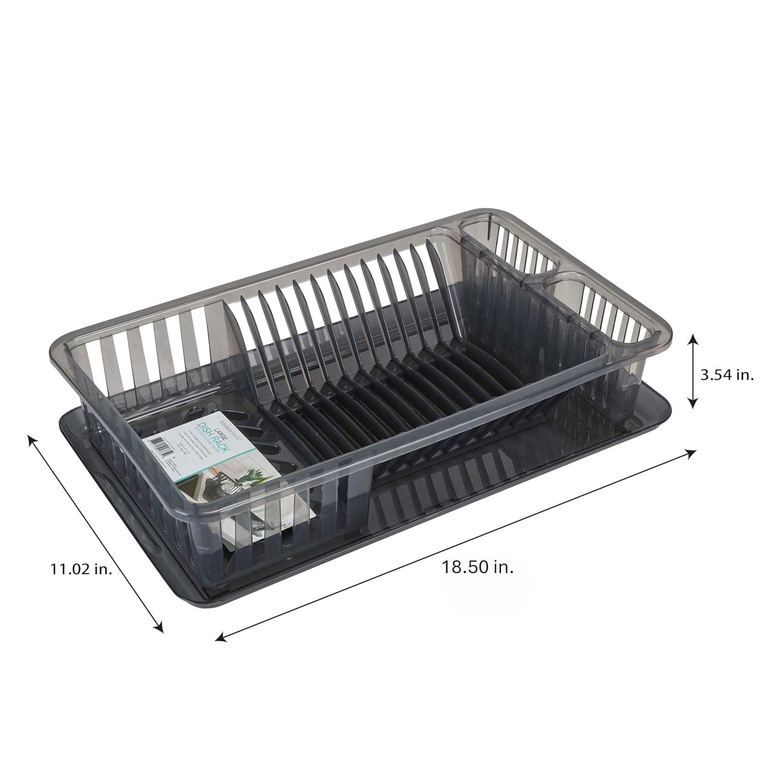 Kitchen Details Plastic In Sink Dish Rack