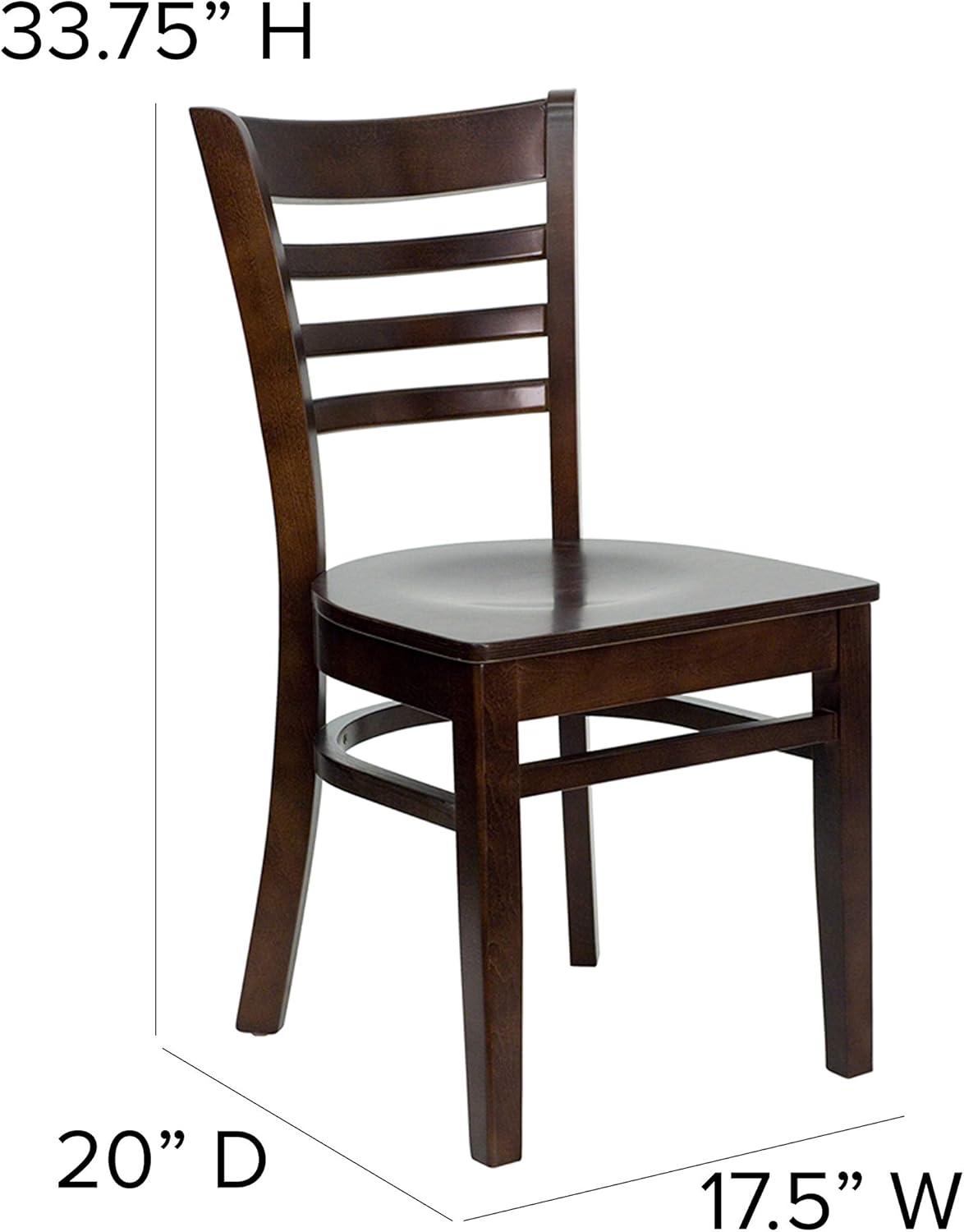 Red Barrel Studio® Ladder Back Wooden Restaurant Chair