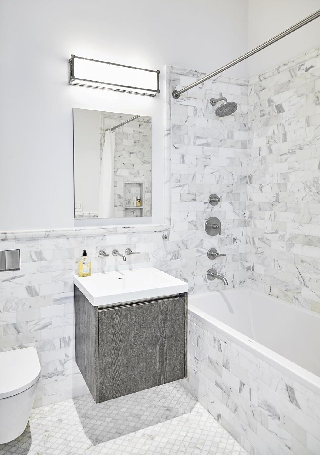 R3 Series Recessed or Surface Mount Frameless Medicine Cabinet with 3 Adjustable Shelves