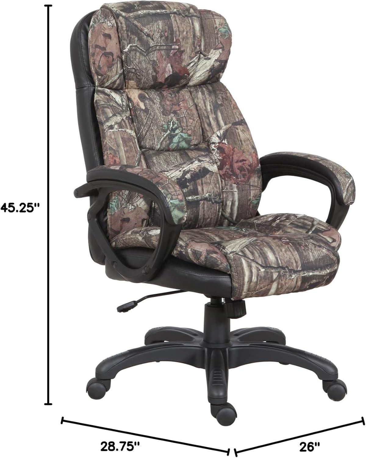 OS Home and Office Furniture,  Model 843-20-900,  Executive Chair in Mossy Oak/Black