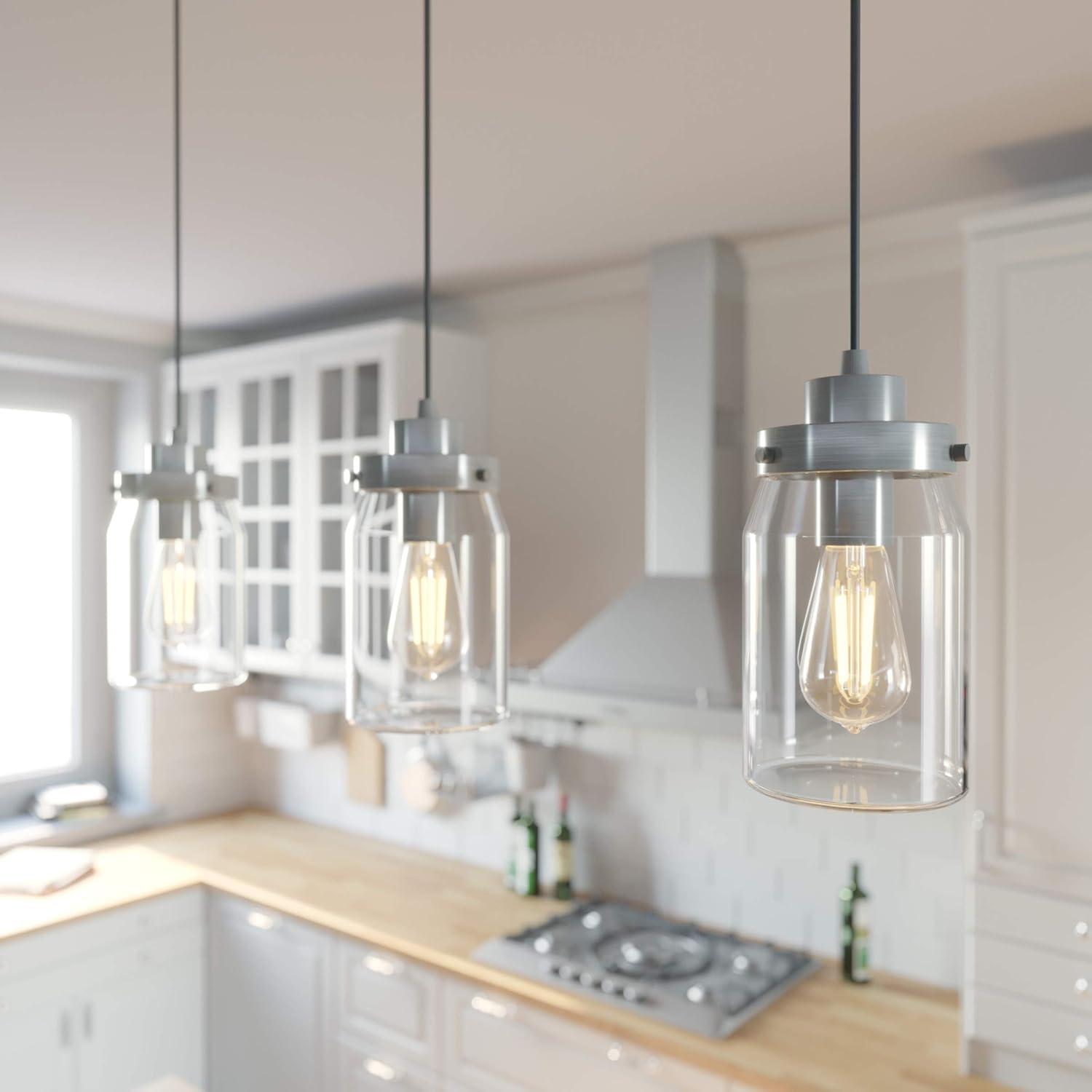 Devon Park 3 - Light Kitchen Island Linear Pendant