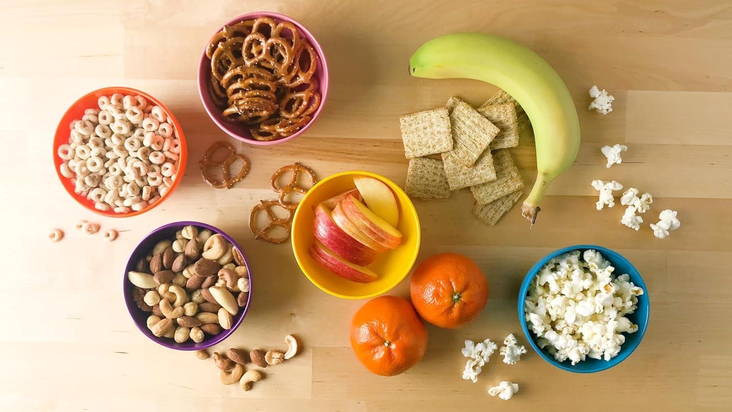 French Bull Assorted Color Melamine Bowl, Set of 6