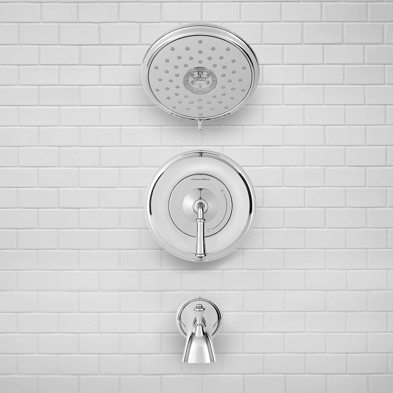 American Standard Delancey Tub and Shower Trim Kit with Cartridge 1.8 Gpm Polished Chrome