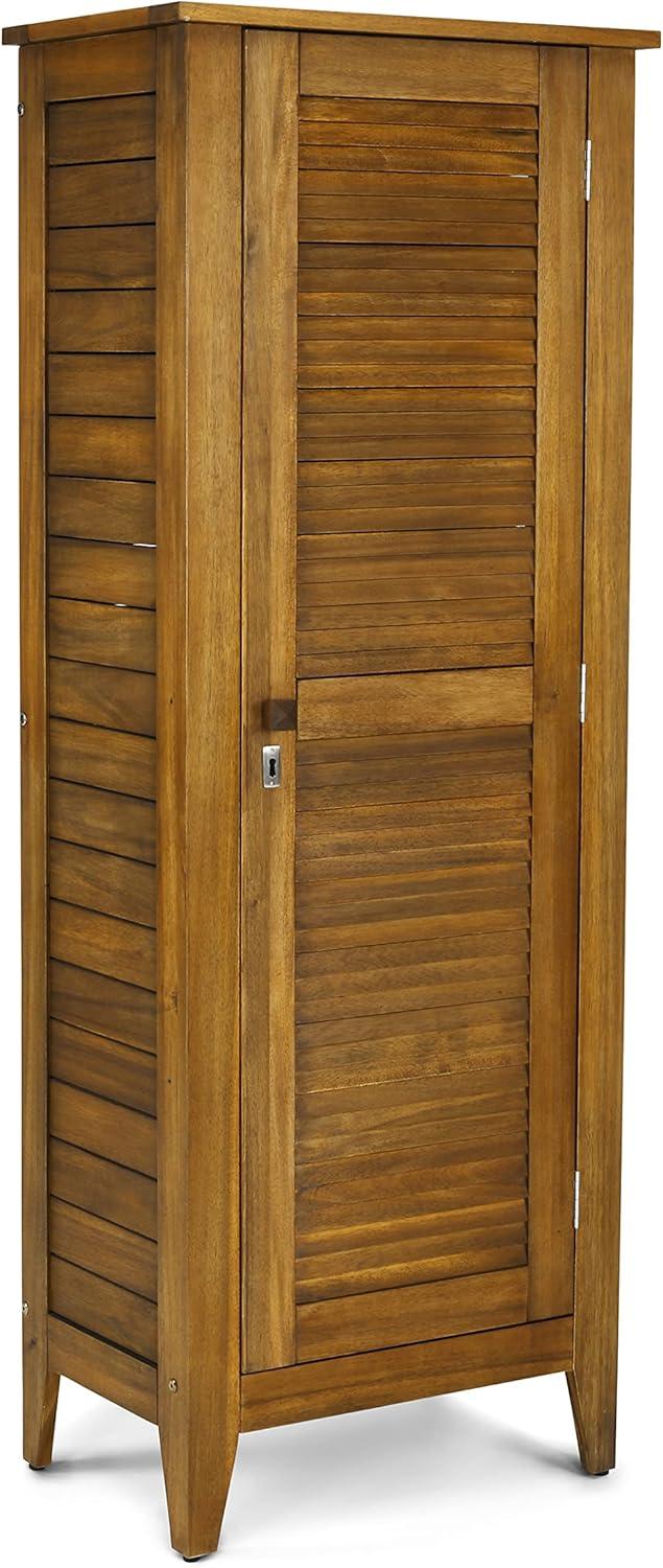 Homestyles Maho Brown Wood Storage Cabinet