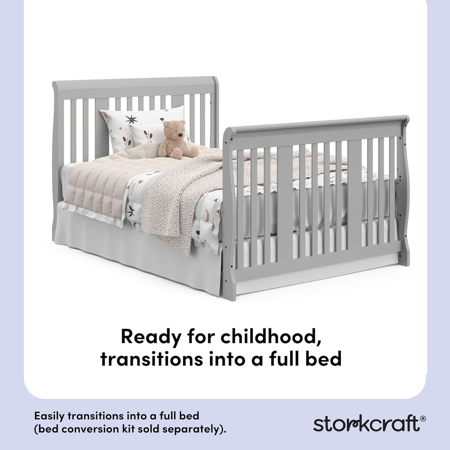 Portofino 5-in-1 Convertible Crib and Changer
