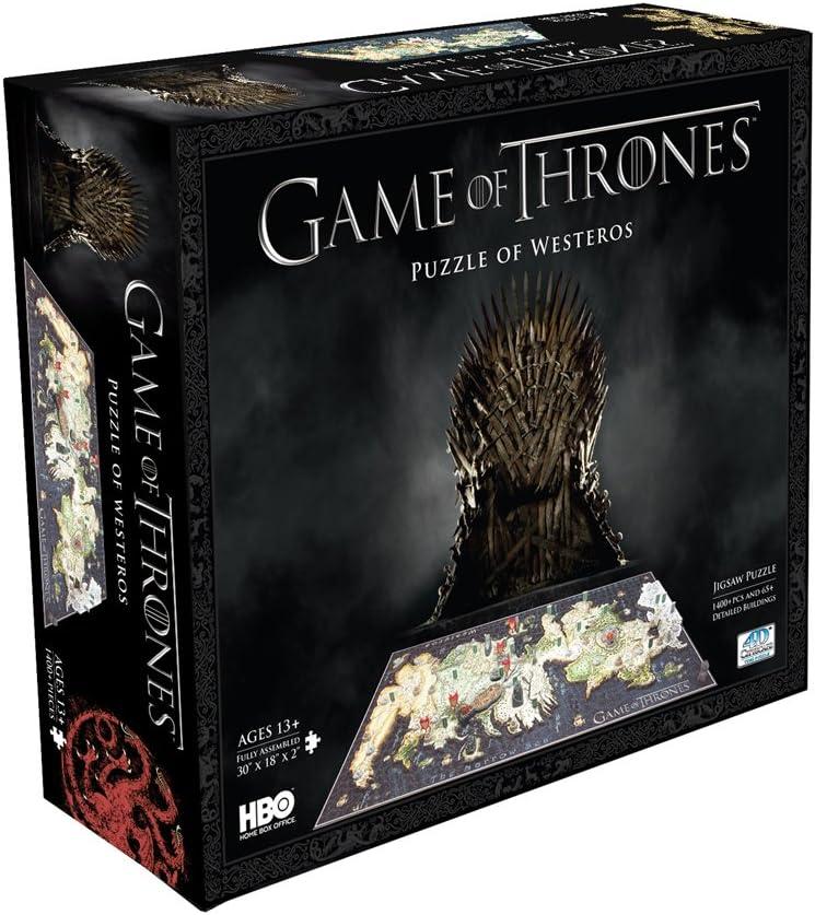 4D Game of Thrones Westeros 3D Puzzle with 2000 Pieces