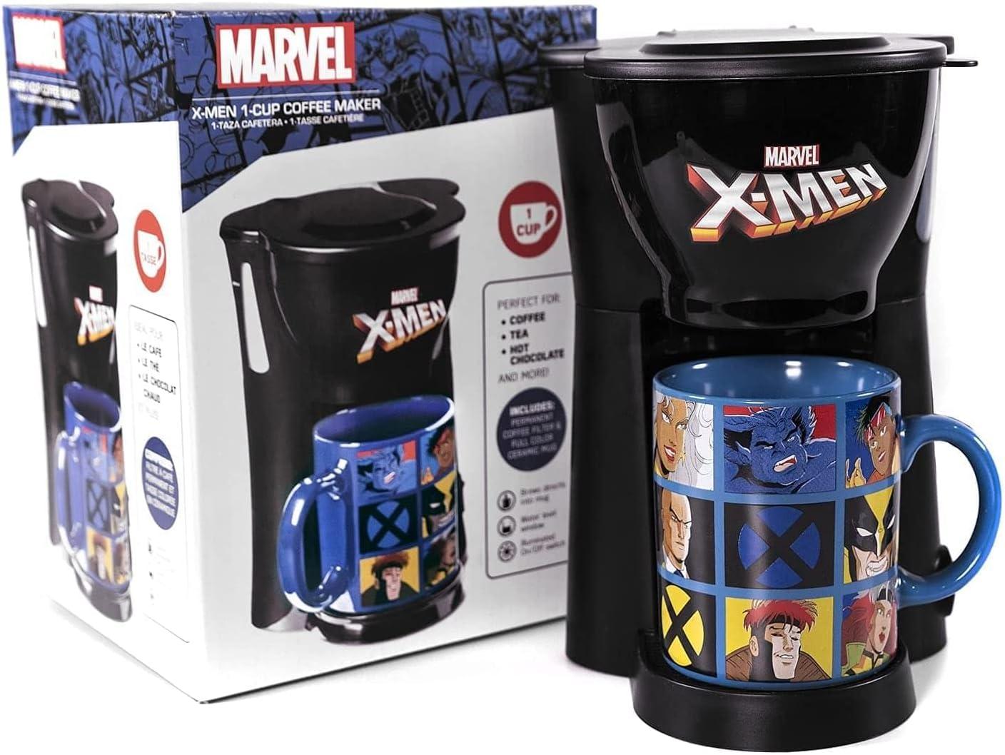 Uncanny Brands Marvel X-Men Coffee Maker Set