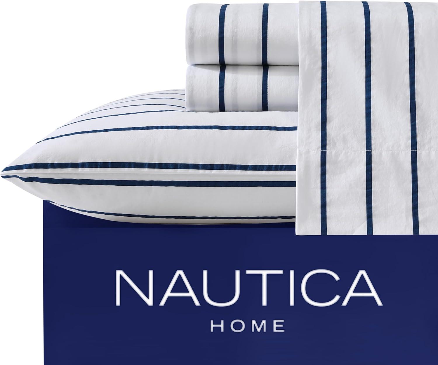 Nautica Nautica Printed Cotton Percale Sheet Sets